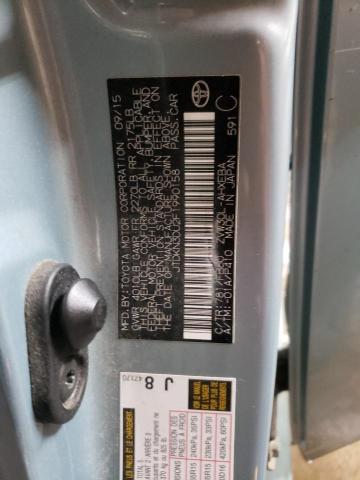 Photo 10 from auction – 2015 TOYOTA PRIUS with VIN JTDKN3DU2F1990158