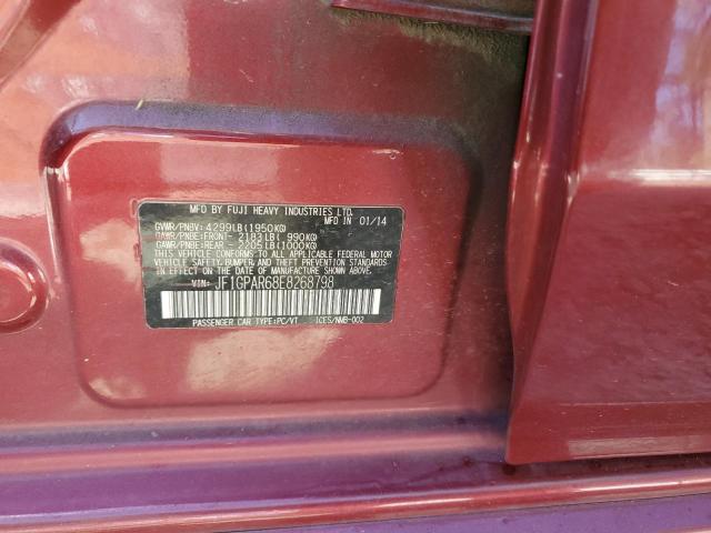 Photo 10 from auction – 2014 SUBARU IMPREZA SP with VIN JF1GPAR68E8268798