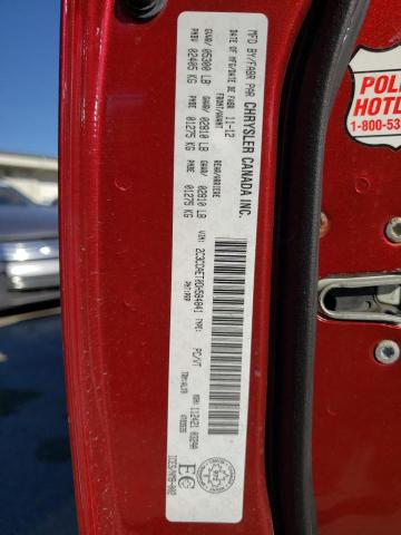 Photo 10 from auction – 2013 CHRYSLER 300C with VIN 2C3CCAET0DH584841
