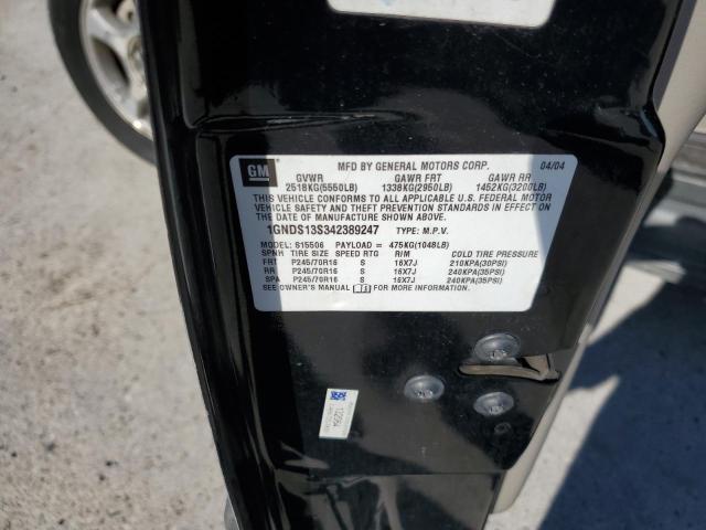 Photo 10 from auction – 2004 CHEVROLET TRAILBLAZE with VIN 1GNDS13S342389247