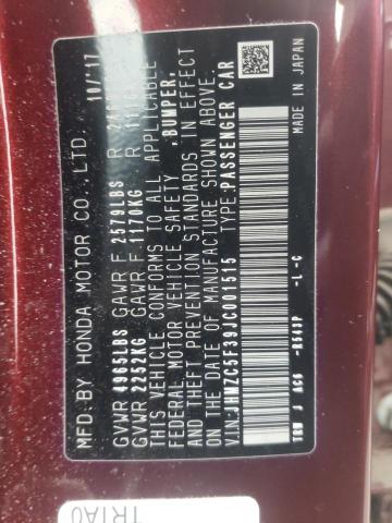 Photo 10 from auction – 2018 HONDA UK with VIN JHMZC5F39JC001515