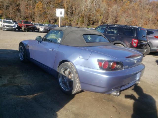 Photo 3 from auction – 2004 HONDA S2000 with VIN JHMAP21454T005596
