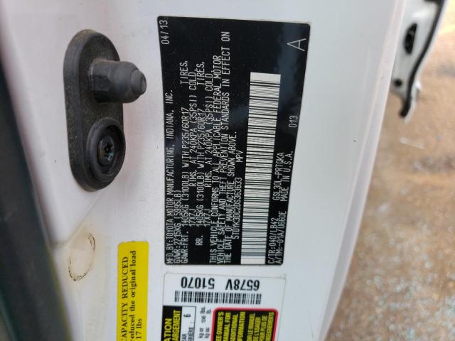 Photo 10 from auction – 2013 TOYOTA SIENNA XLE with VIN 5TDYK3DC2DS363633