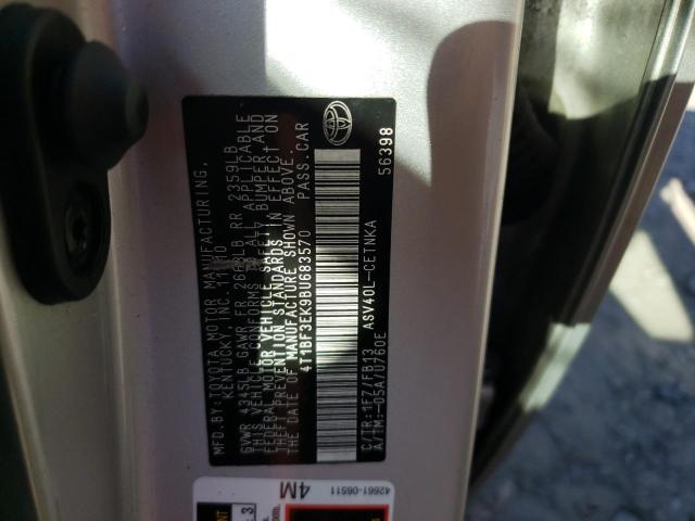 Photo 10 from auction – 2011 TOYOTA CAMRY BASE with VIN 4T1BF3EK9BU683570