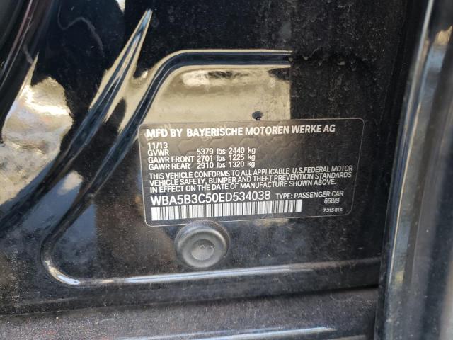 Photo 10 from auction – 2014 BMW 535 XI with VIN WBA5B3C50ED534038