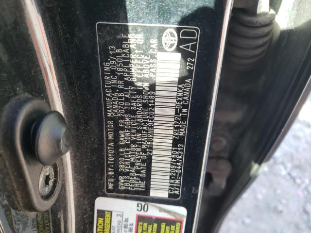 Photo 10 from auction – 2014 TOYOTA COROLLA L with VIN 2T1BURHE9EC021489
