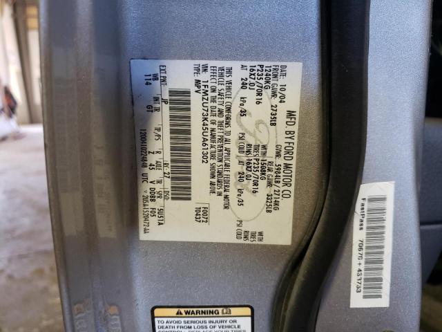 Photo 10 from auction – 2005 FORD EXPLORER X with VIN 1FMZU73K45UA61302