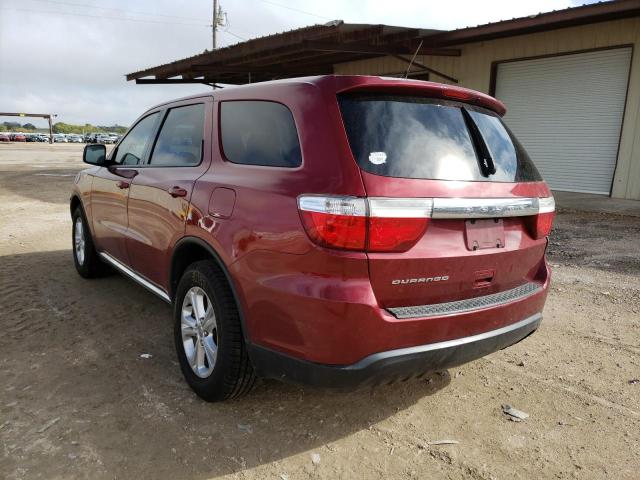 Photo 3 from auction – 2013 DODGE DURANGO SX with VIN 1C4RDHAG9DC659768