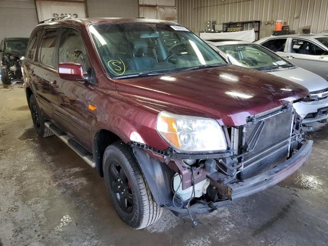 HONDA PILOT EXL 2007 with VIN 5FNYF18717B028975 - Photo from auction