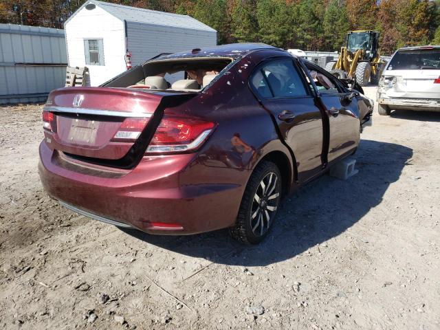 Photo 4 from auction – 2015 HONDA CIVIC EXL with VIN 19XFB2F92FE056690