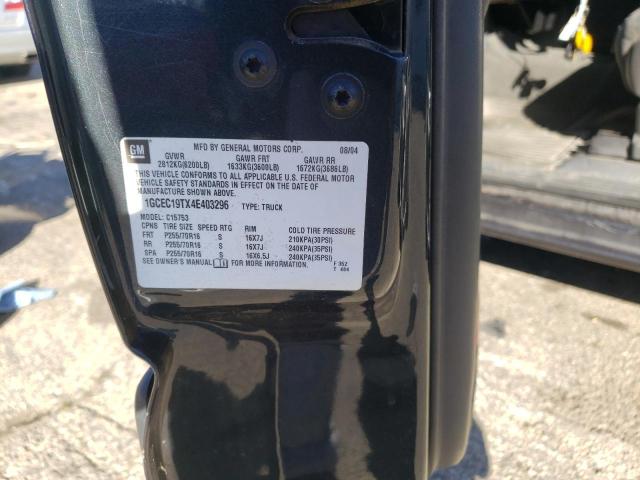 Photo 10 from auction – 2004 CHEVROLET SILVERADO with VIN 1GCEC19TX4E403296