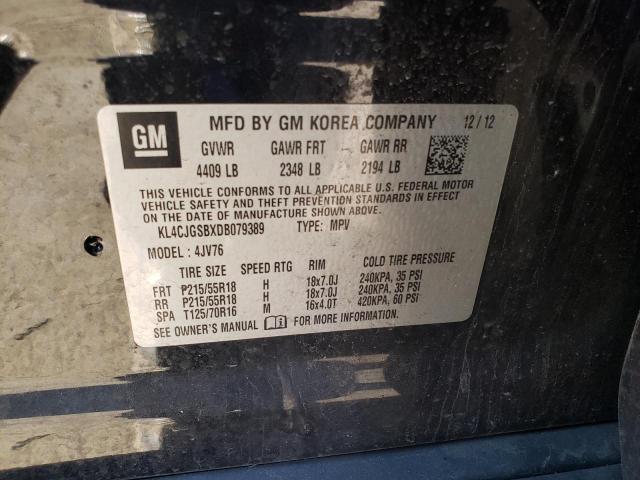 Photo 10 from auction – 2013 BUICK ENCORE with VIN KL4CJGSBXDB079389