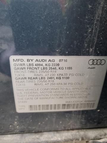 Photo 10 from auction – 2017 AUDI Q3 PREMIUM with VIN WA1JCCFSXHR004662