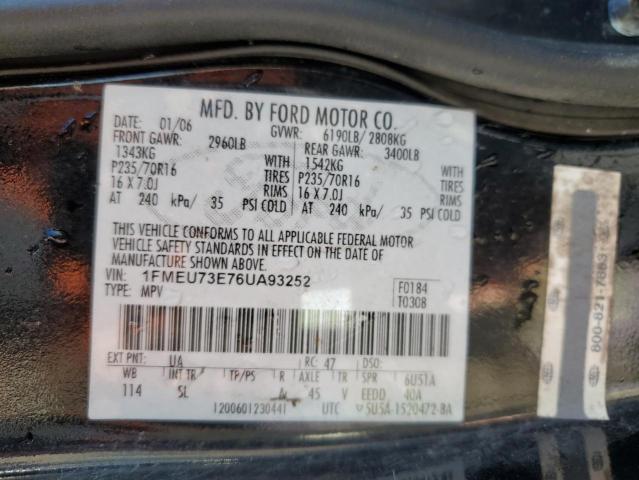 Photo 10 from auction – 2006 FORD EXPLORER X with VIN 1FMEU73E76UA93252