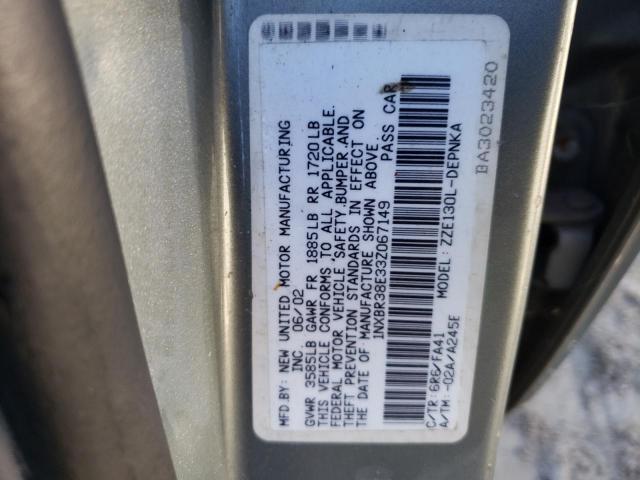 Photo 10 from auction – 2003 TOYOTA COROLLA CE with VIN 1NXBR38E33Z067149