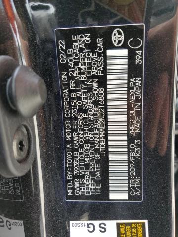 Photo 10 from auction – 2022 TOYOTA COROLLA LE with VIN JTDEPMAE2NJ216808