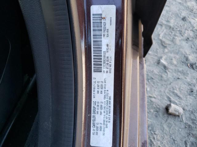 Photo 10 from auction – 2012 CHRYSLER 200 TOURIN with VIN 1C3CCBBB6CN301639