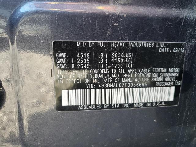 Photo 10 from auction – 2015 SUBARU LEGACY 2.5 with VIN 4S3BNAL67F3056685
