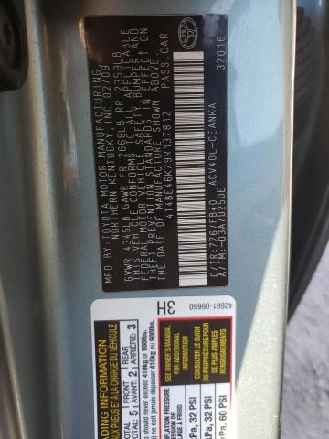 Photo 10 from auction – 2009 TOYOTA CAMRY BASE with VIN 4T4BE46K79R137812