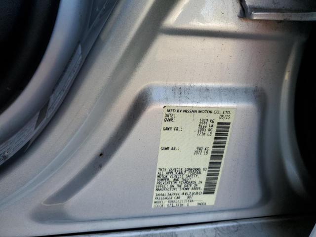 Photo 10 from auction – 2015 NISSAN ALTIMA 2.5 with VIN 1N4AL3APXFC462880