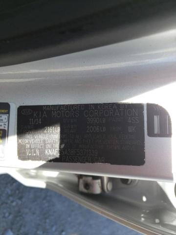 Photo 10 from auction – 2015 KIA FORTE SX with VIN KNAFZ5A38F5371339