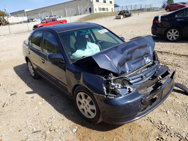 HONDA CIVIC EX 2002 with VIN 1HGES26702L015603 - Photo from auction