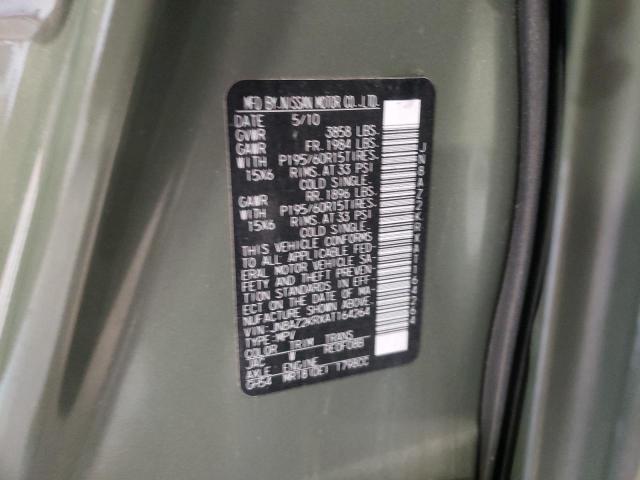 Photo 10 from auction – 2010 NISSAN CUBE BASE with VIN JN8AZ2KRXAT164264