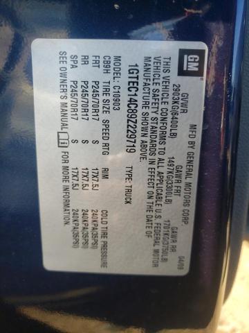 Photo 10 from auction – 2009 GMC SIERRA C15 with VIN 1GTEC14C89Z229719
