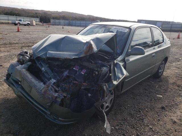 Photo 2 from auction – 2004 HYUNDAI ACCENT GL with VIN KMHCG35C74U308693