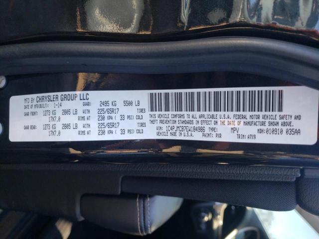 Photo 10 from auction – 2014 JEEP CHEROKEE L with VIN 1C4PJMCB7EW184986