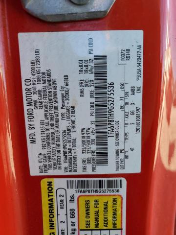 Photo 10 from auction – 2016 FORD MUSTANG with VIN 1FA6P8TH9G5275536