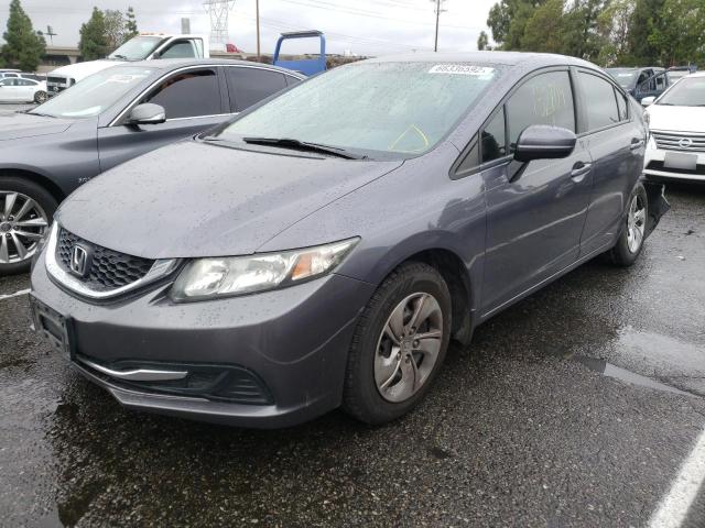 Photo 2 from auction – 2014 HONDA CIVIC LX with VIN 19XFB2F56EE019105