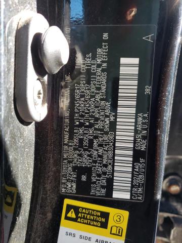 Photo 10 from auction – 2011 TOYOTA HIGHLANDER with VIN 5TDBK3EH8BS045903