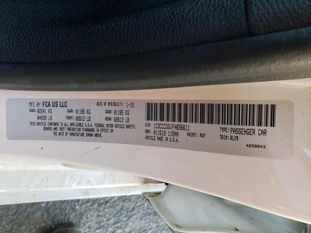 Photo 10 from auction – 2015 CHRYSLER 200 S with VIN 1C3CCCDG1FN656611