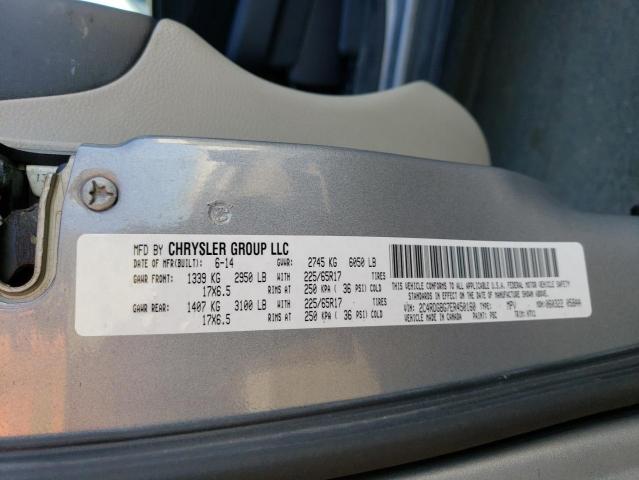 Photo 10 from auction – 2014 DODGE GRAND CARA with VIN 2C4RDGBG7ER450160