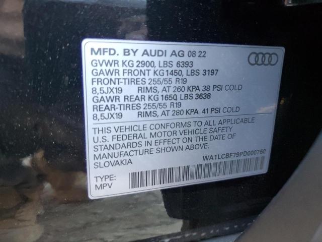 Photo 10 from auction – 2023 AUDI Q7 PREMIUM with VIN WA1LCBF79PD000760