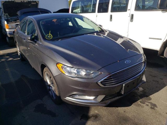 FORD FUSION SE 2017 with VIN 3FA6P0HD2HR207715 - Photo from auction