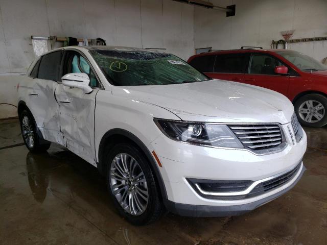 LINCOLN MKX RESERV 2017 with VIN 2LMPJ8LR5HBL51050 - Photo from auction