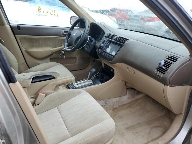 Photo 5 from auction – 2005 HONDA CIVIC LX with VIN 2HGES166X5H508479
