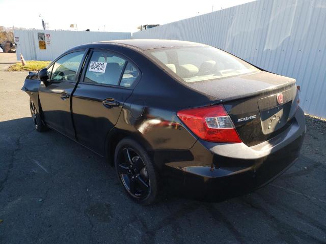 Photo 3 from auction – 2012 HONDA CIVIC LX with VIN 19XFB2F50CE338982