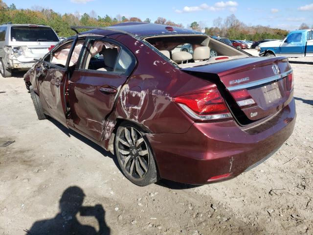 Photo 3 from auction – 2015 HONDA CIVIC EXL with VIN 19XFB2F92FE056690