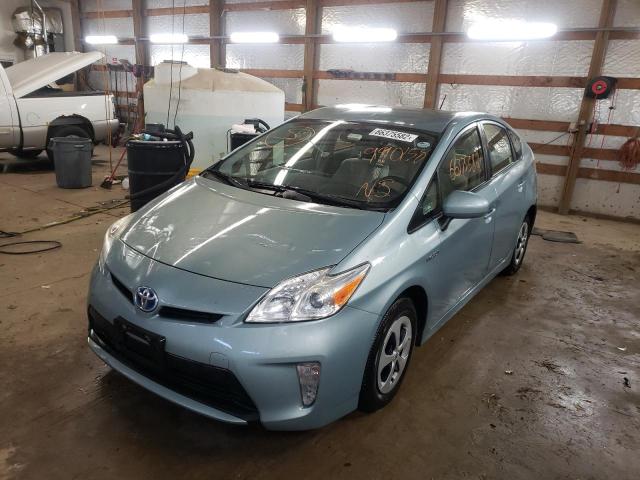 Photo 2 from auction – 2015 TOYOTA PRIUS with VIN JTDKN3DU2F1990158
