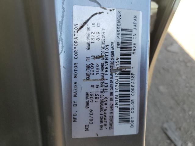 Photo 10 from auction – 2010 MAZDA 3 S with VIN JM1BL1S50A1204159
