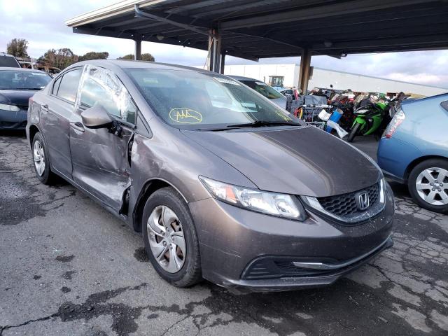 HONDA CIVIC LX 2013 with VIN 19XFB2F59DE249834 - Photo from auction