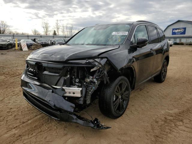 Photo 1 from auction – 2022 HONDA PILOT SE with VIN 5FNYF6H23NB049356