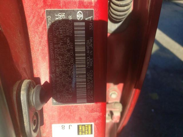 Photo 10 from auction – 2011 TOYOTA PRIUS with VIN JTDKN3DU9B1341497