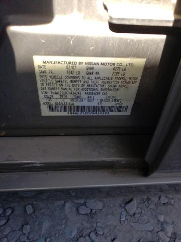 Photo 10 from auction – 2007 NISSAN ALTIMA 2.5 with VIN 1N4AL21E07N434343