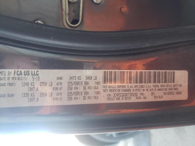 Photo 10 from auction – 2019 DODGE JOURNEY CR with VIN 3C4PDCGG3KT783232