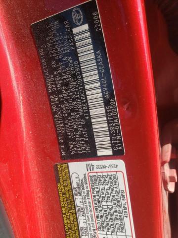Photo 10 from auction – 2007 TOYOTA CAMRY CE with VIN 4T1BE46K77U063900