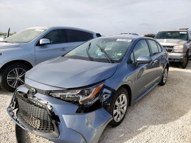Photo 1 from auction – 2022 TOYOTA COROLLA LE with VIN JTDEPMAE7NJ221745